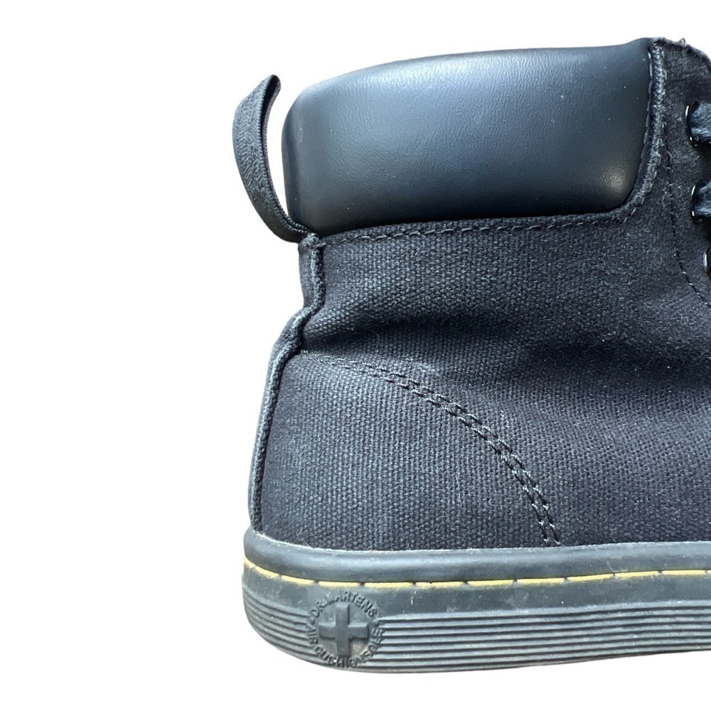 Dr Martens Maelly Women’s Black Canvas 6 Eye Ankle Boots Lightweight, Size 7 - Picture 7 of 11